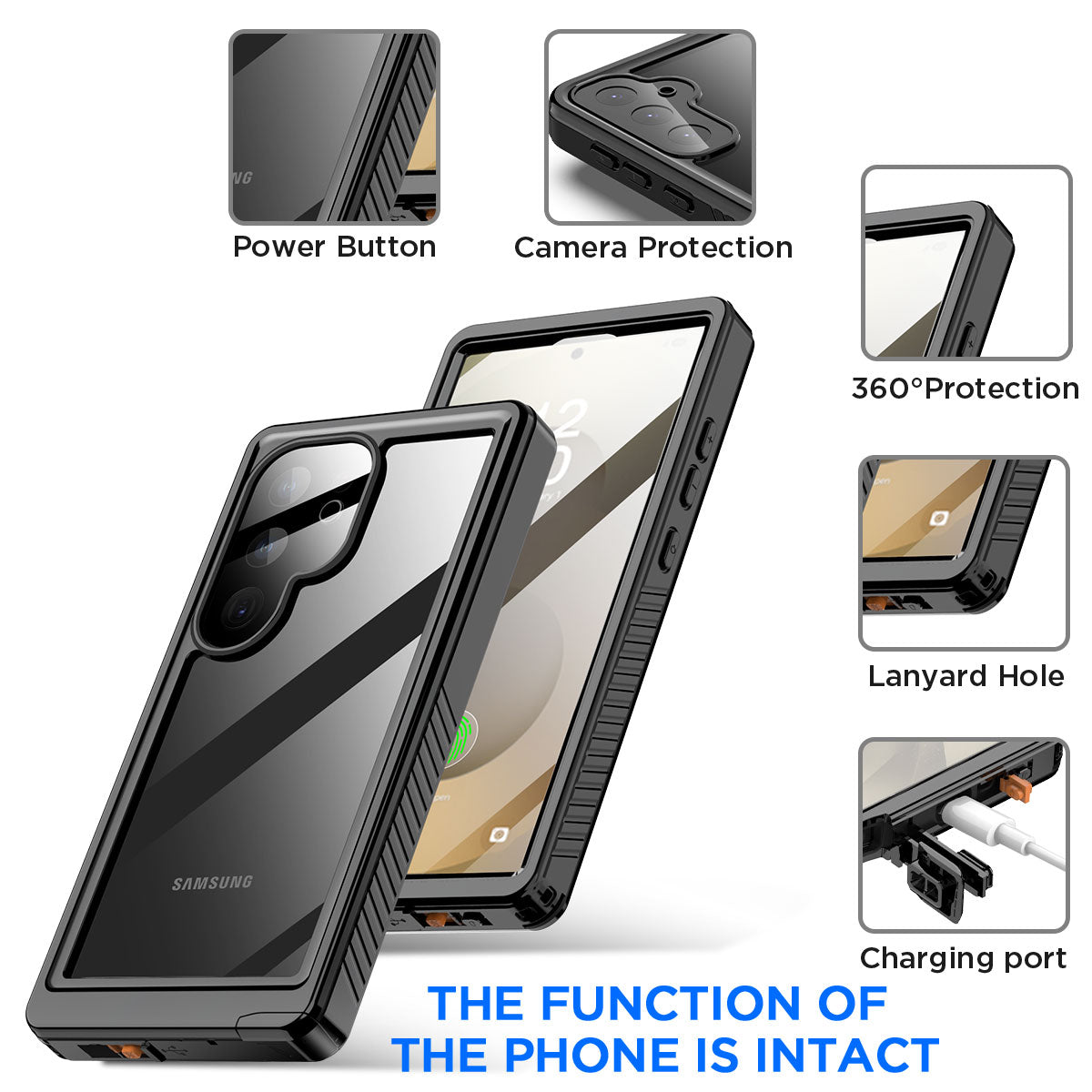 Waterproof Case For Samsung Galaxy S25 Ultra