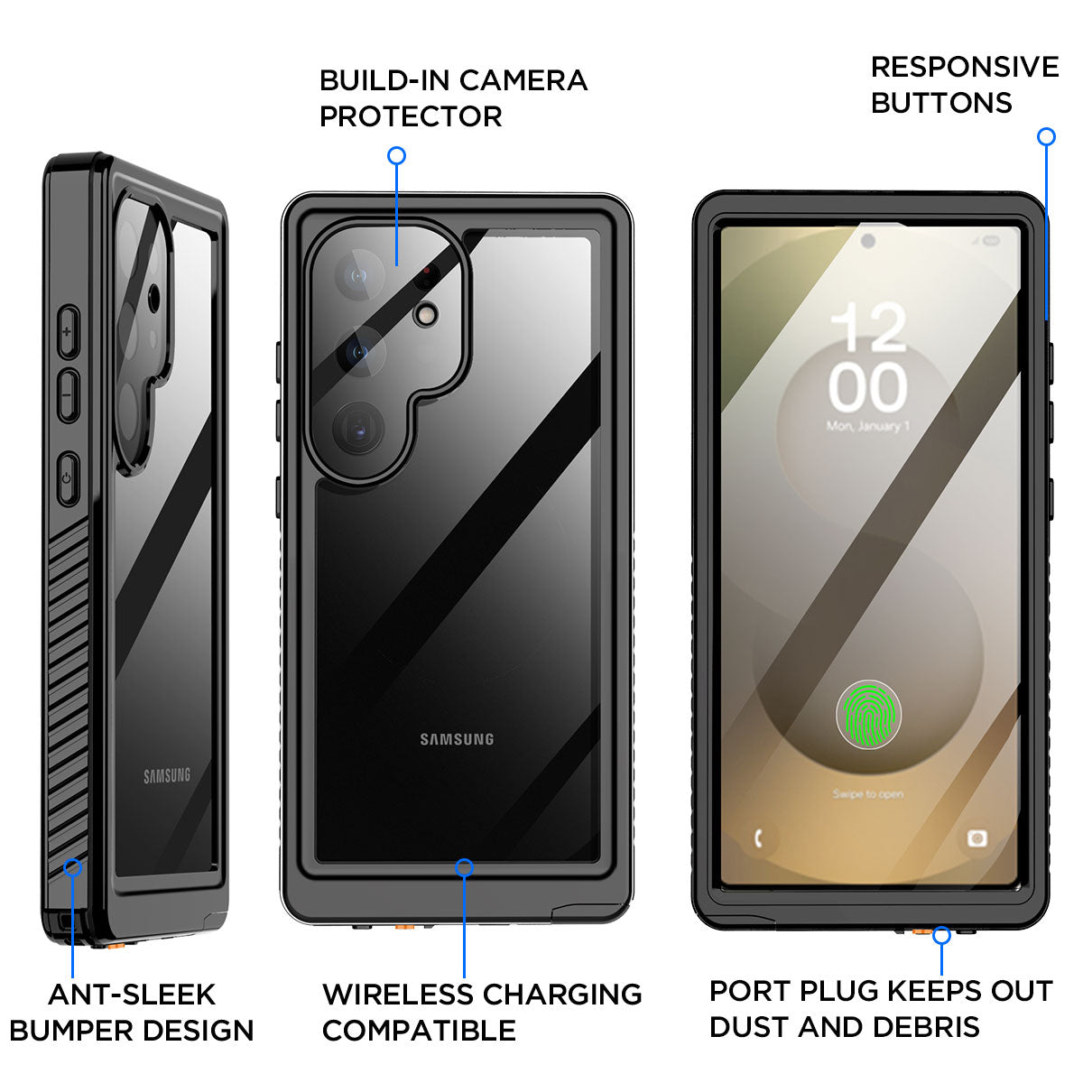 Waterproof Case For Samsung Galaxy S25 Ultra