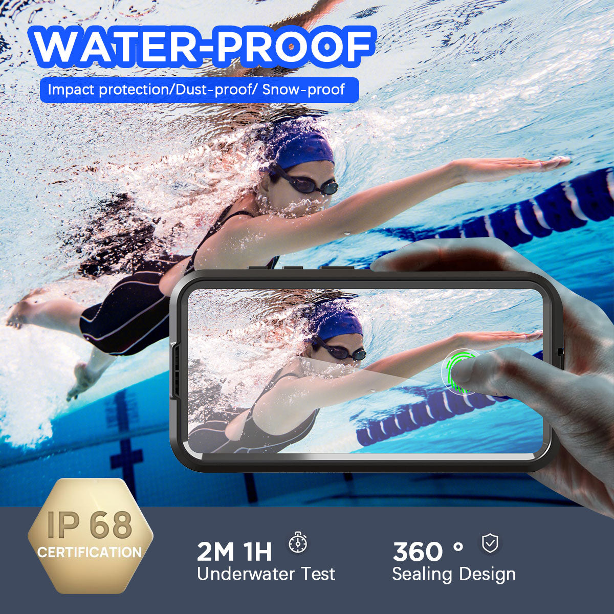 AICase IP68 Waterproof Case Samsung Galaxy S25+(S25 Plus)