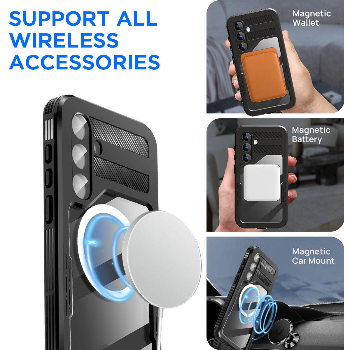 AICase IP68 Waterproof Case Samsung Galaxy S25+(S25 Plus)